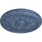 Ekena Millwork Kirke Ceiling Medallion (Fits Canopies up to 3 3/4"), 15 3/4"OD x 5/8"P, Americana Crackle CM16KIAMC - alternate 2